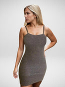 Shimmering Charcoal Short/Mini Dress