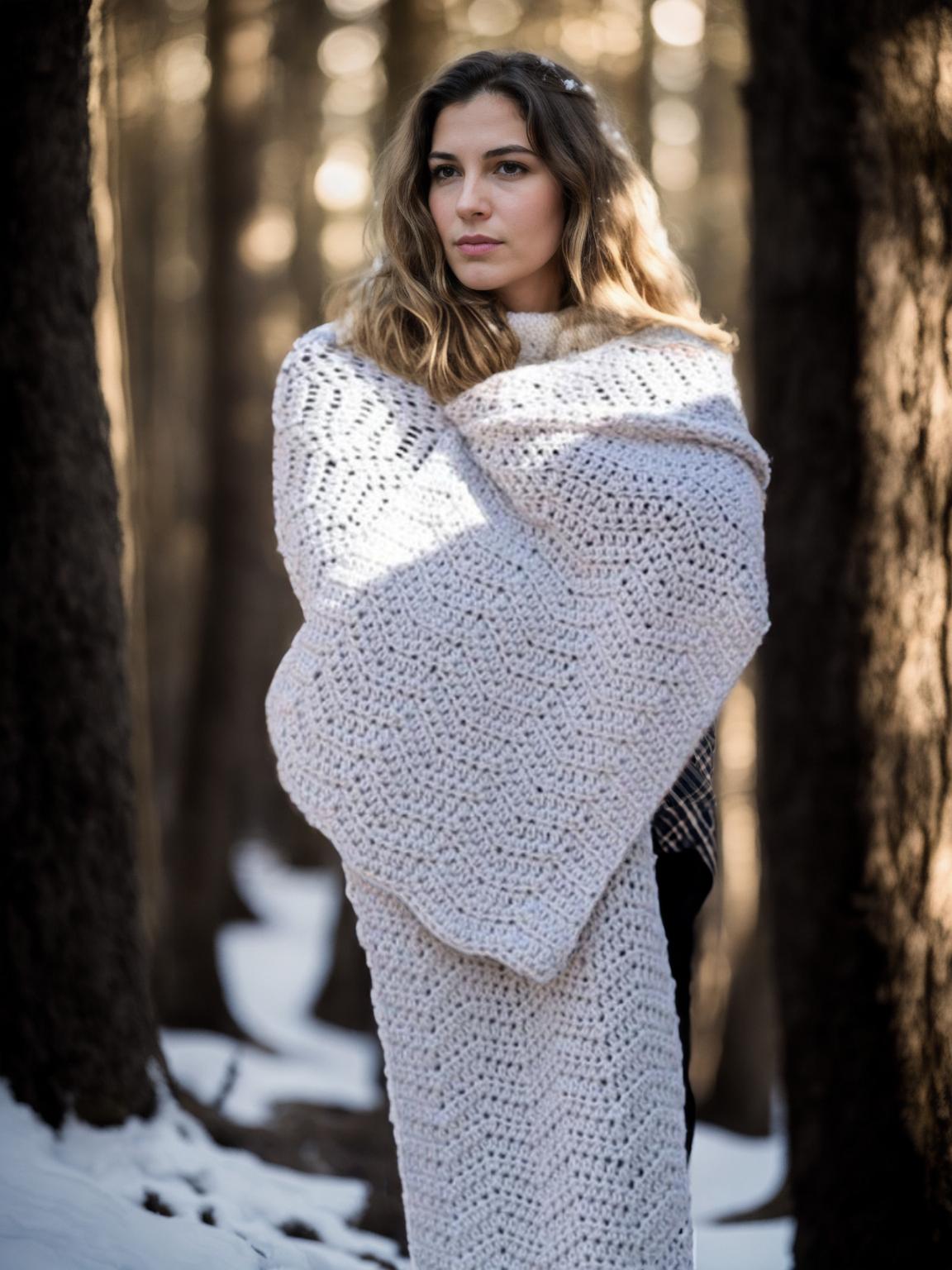 Creamy Cocoon Scarf