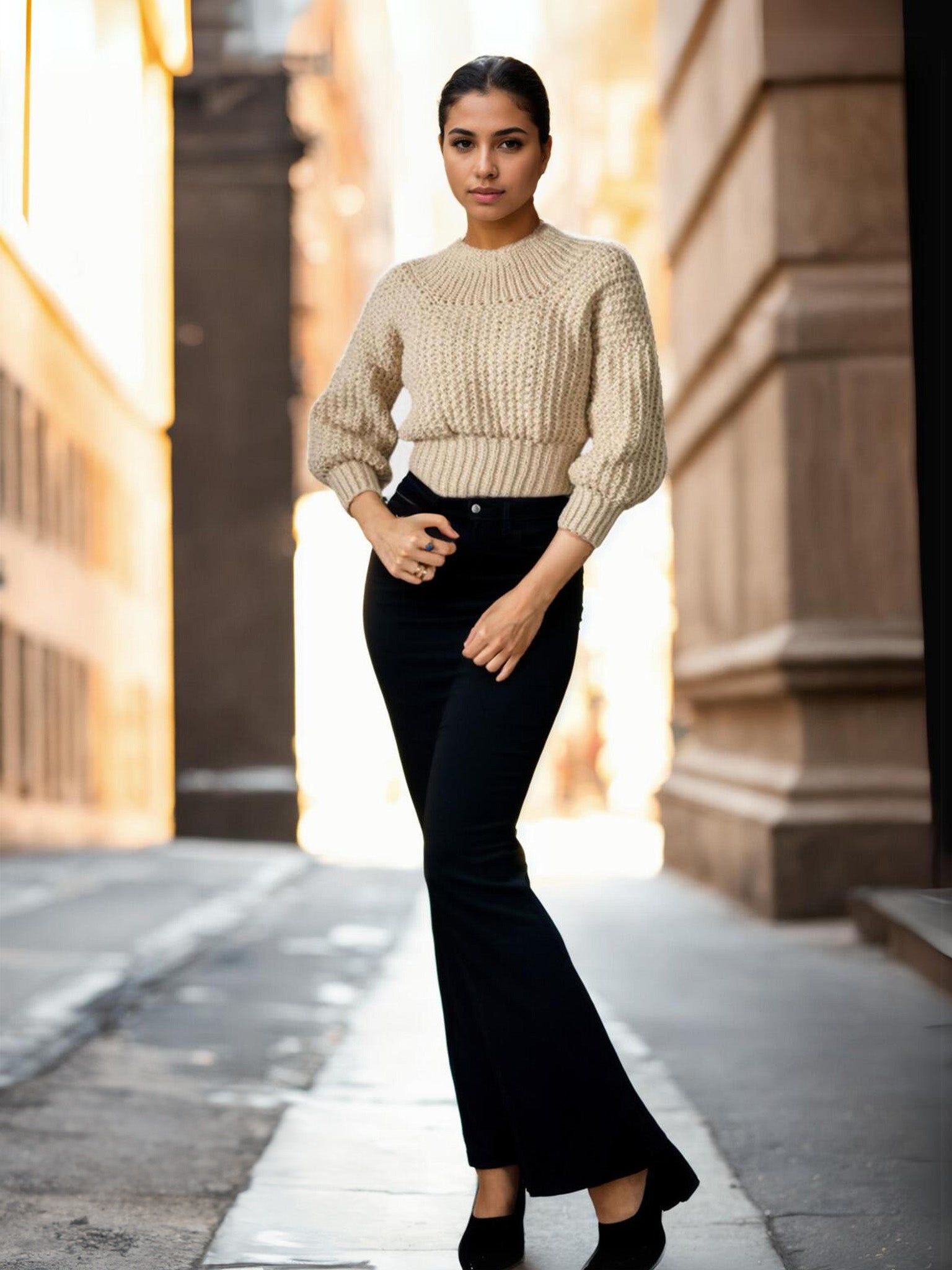 Textured Elegance Sweater