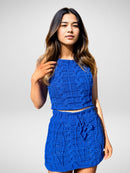 Azure Elegance Two-Piece